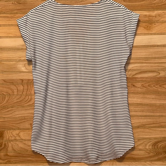 Express | Women's Striped V-Neck Blouse | Size S - Picture 4 of 7